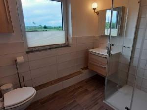 Koupelna v ubytování Ferienwohnung Noor