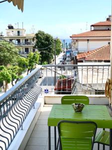 Balkón nebo terasa v ubytování Mina Apartments 3 Nea Kallikrateia