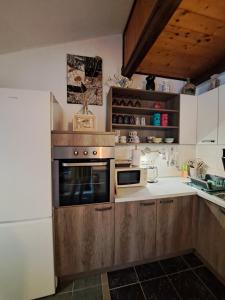 Kuchyň nebo kuchyňský kout v ubytování Apartment SEA VIEW