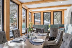 Posezení v ubytování Landhaus Edelweiss