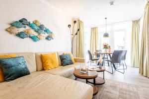 Ruang duduk di Residenz Bismarck Whg 15