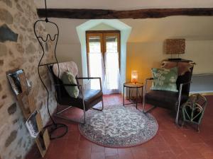 Posezení v ubytování Chambres d'Hôtes Montjouan
