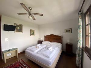 Postel nebo postele na pokoji v ubytování Agriturismo Scacciapensieri