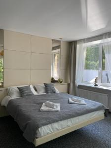 Postel nebo postele na pokoji v ubytování Hotel "Senleja"