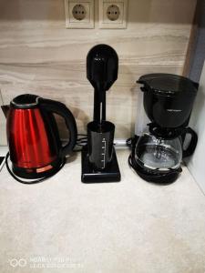 Kaffemaskin og/eller vannkoker på Θα νιώθετε σαν στο σπίτι σας!