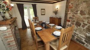 Χώρος καθιστικού στο Holly Tree Lodge