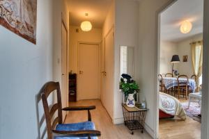 Posteľ alebo postele v izbe v ubytovaní Appartement de charme au cœur de la Corrèze