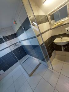A bathroom at Palma Vendégház