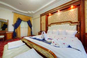 
Кровать или кровати в номере Москоу Холидэй Отель
