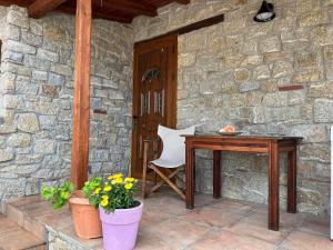 Patio alebo iná vonkajšia časť ubytovania Amaryllis apartments