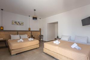 A bed or beds in a room at Katerina View