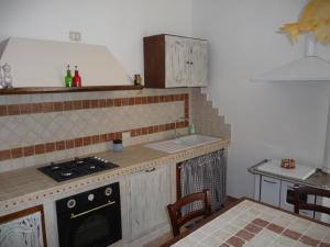 A kitchen or kitchenette at La Mandola