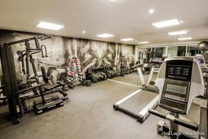 Γυμναστήριο ή/και όργανα γυμναστικής στο Apartamento no coração do Rio