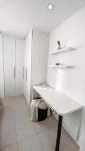 ห้องน้ำของ Apartamento no coração do Rio