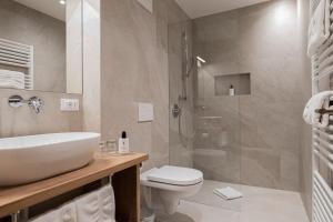 Vannituba majutusasutuses Garni Hotel Am Meilenstein