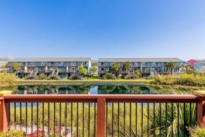 a view of the hotel from the balcony of a resort at Coastal Haven in Pensacola Beach