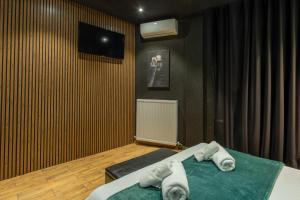 A television and/or entertainment centre at Old town view apartment
