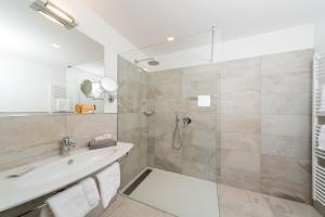 Koupelna v ubytování Hotel Ansitz Kematen ***S