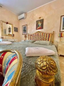 Postel nebo postele na pokoji v ubytování Le due palme Bed & Breakfast