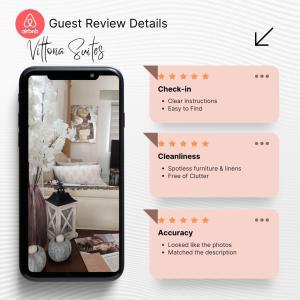 a collage of photos of a room with a phone at Vittoria Suites at Northpoint Pines Estate in Davao City +41 photos