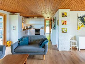 Kuchyň nebo kuchyňský kout v ubytování Holiday home Aars II