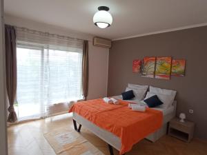 Postel nebo postele na pokoji v ubytování Apartman Šimun