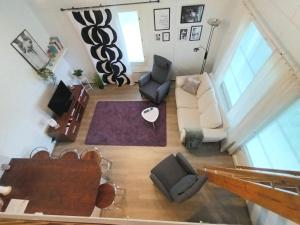 Posezení v ubytování Koivukuja Apartment