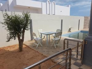 Balkón nebo terasa v ubytování Djerba La Douce
