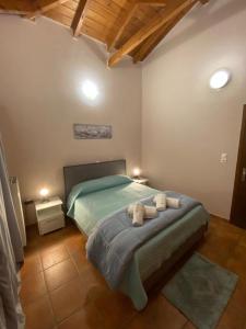 Postel nebo postele na pokoji v ubytování Country house