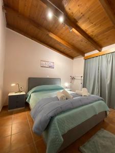 Postel nebo postele na pokoji v ubytování Country house