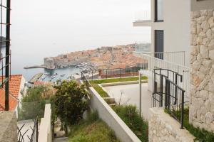 a view of a harbor from a building at The Residence Dubrovnik in Dubrovnik