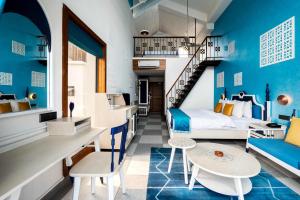 Hotel Sonar Bangla Mayapur的休息区