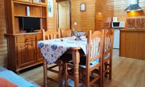 Kuchyňa alebo kuchynka v ubytovaní Casas de Madera Los Molinos