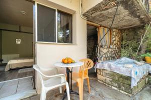A patio or other outdoor area at Vangelis studio 2