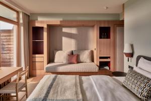 Postel nebo postele na pokoji v ubytování Falkensteiner Hotel Bad Leonfelden Superior