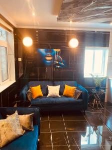 Posezení v ubytování Azure Gold Apartment