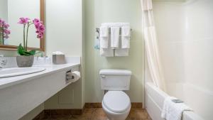 Koupelna v ubytování Service Plus Inns and Suites Calgary