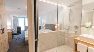 Koupelna v ubytování Wellnesshotel Mein Almhof Superior