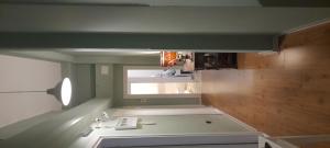 a bathroom with a sink and a window at Lavilletta B&B in Salerno +94 photos