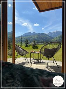 Widok na góry z tego apartamentu