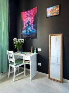 Uma TV ou centro de entretenimento em Cosy flat