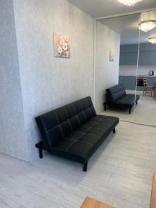 Posedenie v ubytovaní Sky apartments Budova