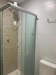 Salle de bains dans l'établissement Excelente Ap Mobiliado (Ótima Localização) - Com Ar