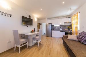 Kuchyň nebo kuchyňský kout v ubytování Apartment I&M + 11 fotografií