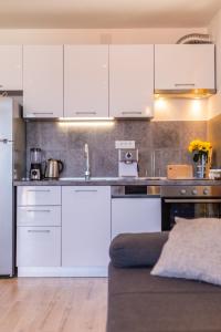 Kuchyň nebo kuchyňský kout v ubytování Apartment I&M