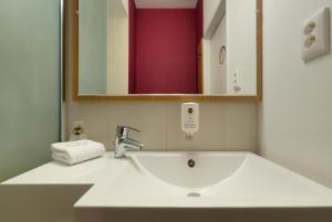 Koupelna v ubytování B&B Hotel Prague City
