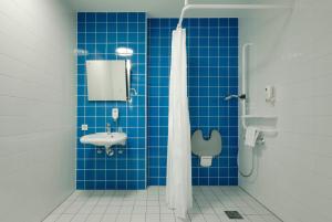 Koupelna v ubytování B&B Hotel Paderborn