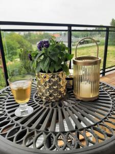 Nápoje v ubytování Apartament z widokiem Łańcut + 7 fotografií