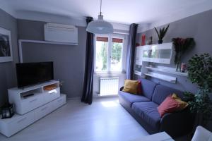 TV a/nebo společenská místnost v ubytování The White house