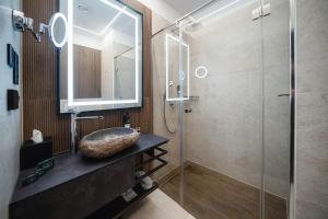 Koupelna v ubytování Rysy Boutique Hotel